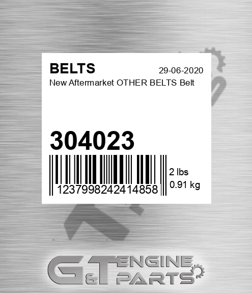 304023 New Aftermarket OTHER BELTS Belt