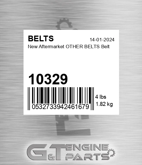 10329 New Aftermarket OTHER BELTS Belt