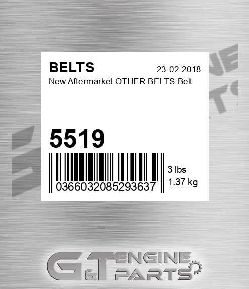 5519 New Aftermarket OTHER BELTS Belt