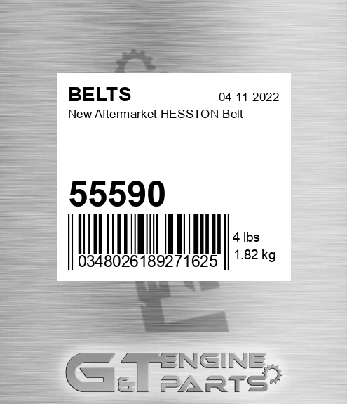 55590 New Aftermarket HESSTON Belt