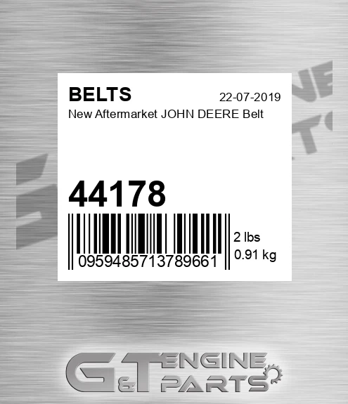 44178 New Aftermarket JOHN DEERE Belt