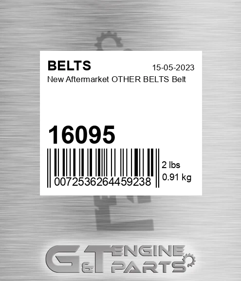 16095 New Aftermarket OTHER BELTS Belt
