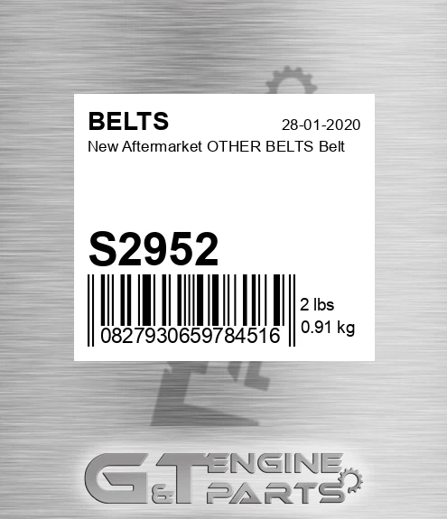 S2952 New Aftermarket OTHER BELTS Belt