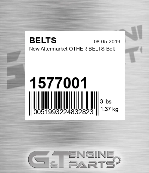 1577001 New Aftermarket OTHER BELTS Belt