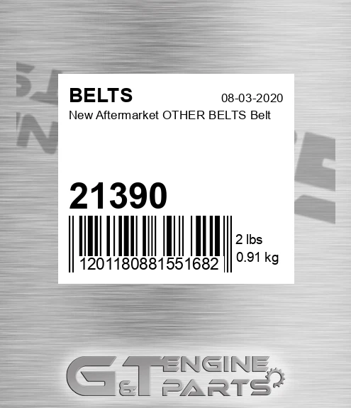 21390 New Aftermarket OTHER BELTS Belt