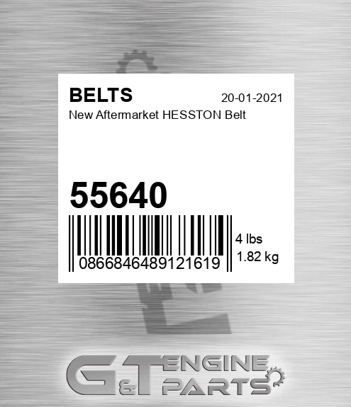 55640 New Aftermarket HESSTON Belt