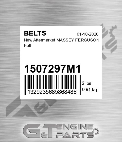 1507297M1 New Aftermarket MASSEY FERGUSON Belt