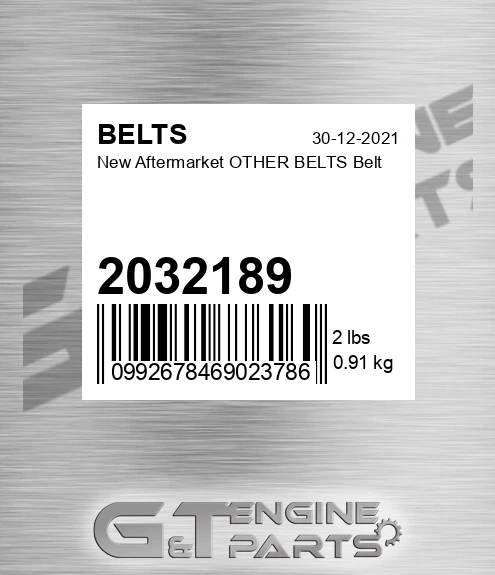 2032189 New Aftermarket OTHER BELTS Belt