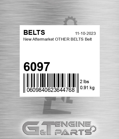 6097 New Aftermarket OTHER BELTS Belt