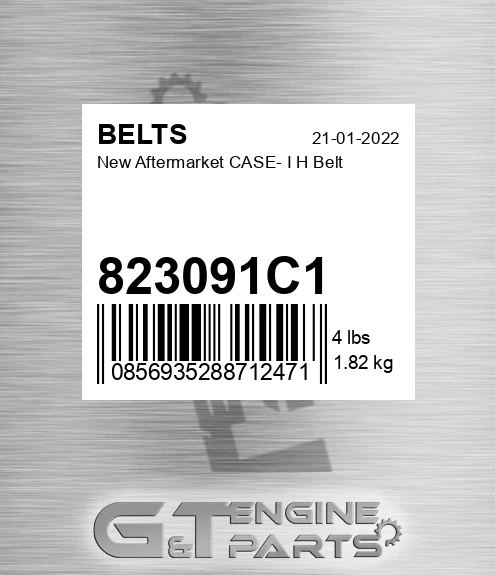 823091C1 New Aftermarket CASE- I H Belt