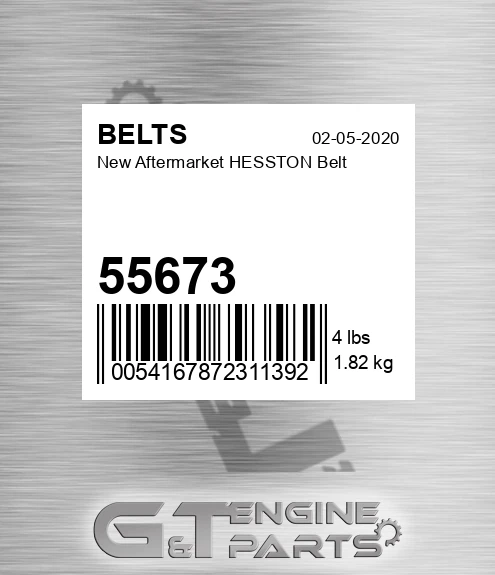 55673 New Aftermarket HESSTON Belt