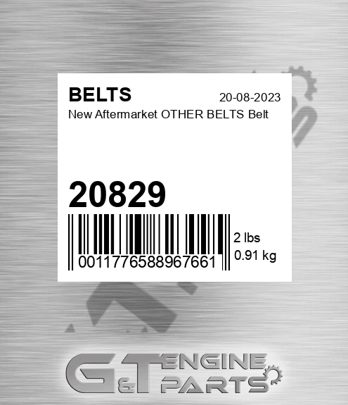 20829 New Aftermarket OTHER BELTS Belt
