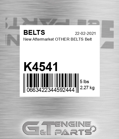K4541 New Aftermarket OTHER BELTS Belt