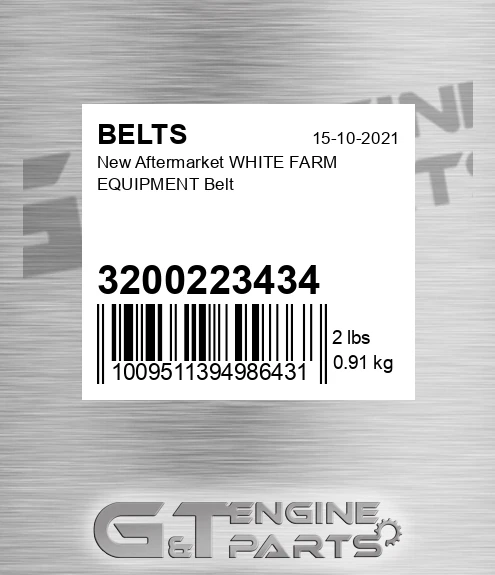 3200223434 New Aftermarket WHITE FARM EQUIPMENT Belt