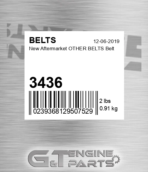 3436 New Aftermarket OTHER BELTS Belt