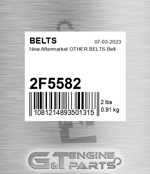 2F5582 New Aftermarket OTHER BELTS Belt