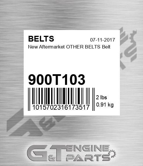 900T103 New Aftermarket OTHER BELTS Belt