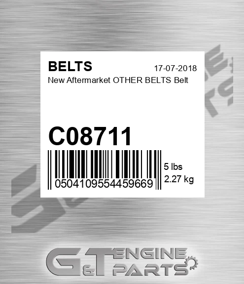 C08711 New Aftermarket OTHER BELTS Belt