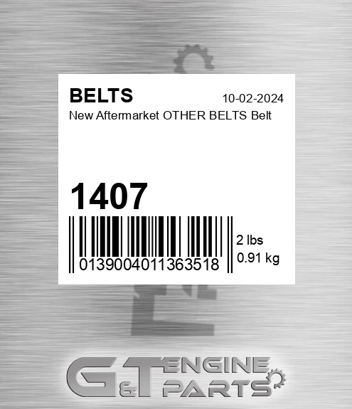 1407 New Aftermarket OTHER BELTS Belt