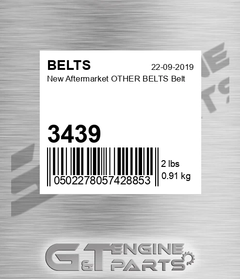3439 New Aftermarket OTHER BELTS Belt
