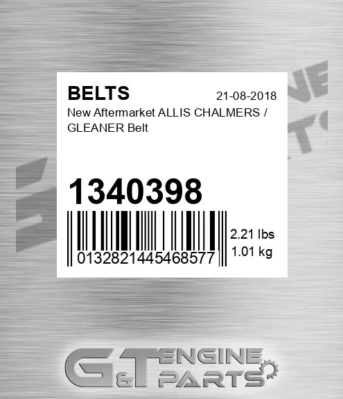 1340398 New Aftermarket ALLIS CHALMERS / GLEANER Belt