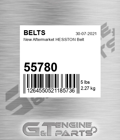 55780 New Aftermarket HESSTON Belt