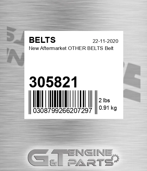 305821 New Aftermarket OTHER BELTS Belt