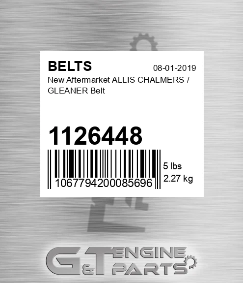 1126448 New Aftermarket ALLIS CHALMERS / GLEANER Belt