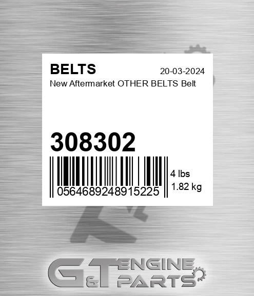 308302 New Aftermarket OTHER BELTS Belt