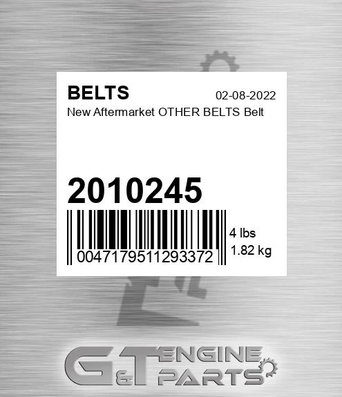 2010245 New Aftermarket OTHER BELTS Belt