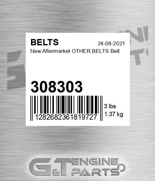308303 New Aftermarket OTHER BELTS Belt