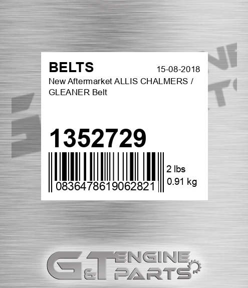 1352729 New Aftermarket ALLIS CHALMERS / GLEANER Belt