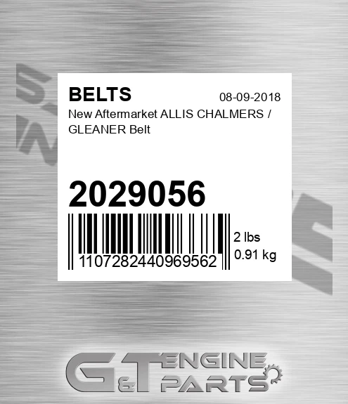 2029056 New Aftermarket ALLIS CHALMERS / GLEANER Belt