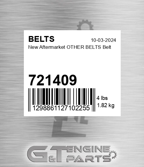 721409 New Aftermarket OTHER BELTS Belt