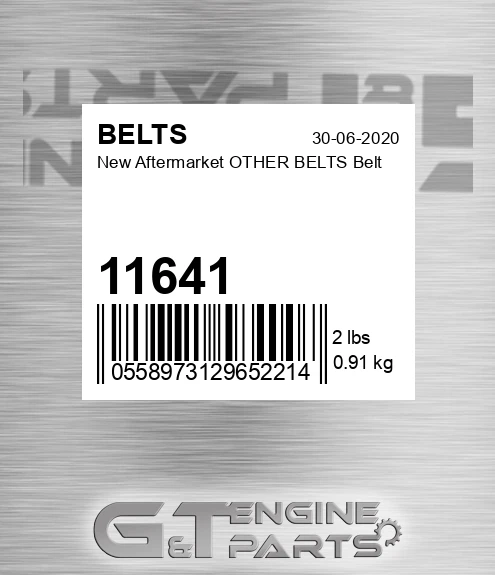 11641 New Aftermarket OTHER BELTS Belt