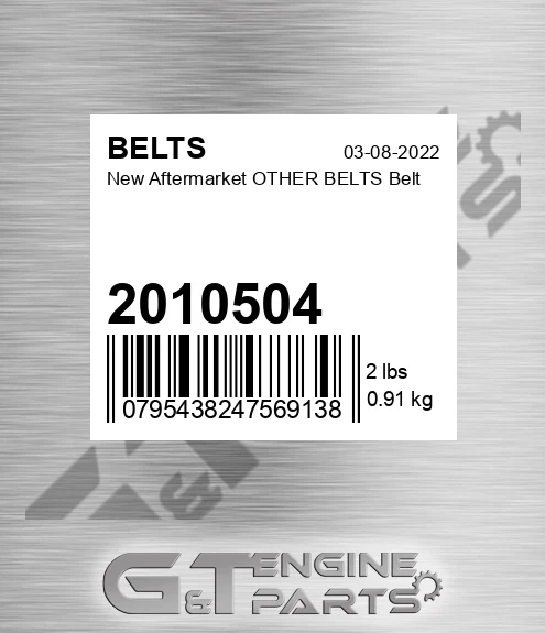 2010504 New Aftermarket OTHER BELTS Belt
