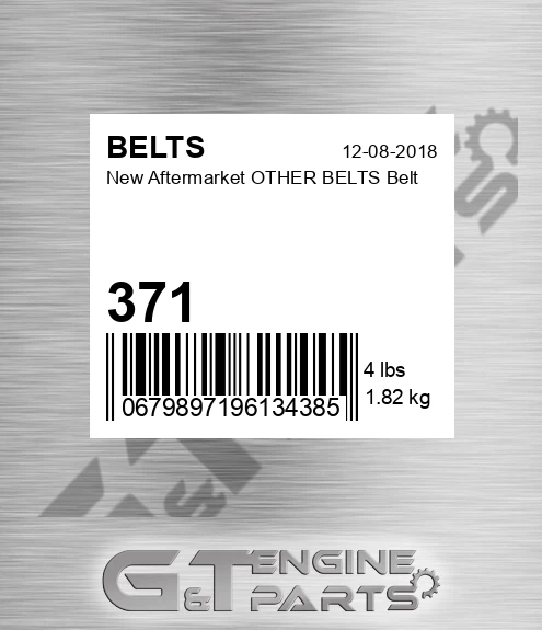 371 New Aftermarket OTHER BELTS Belt
