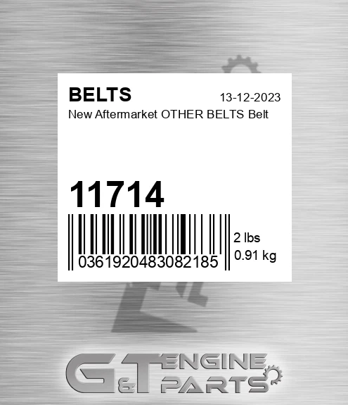 11714 New Aftermarket OTHER BELTS Belt