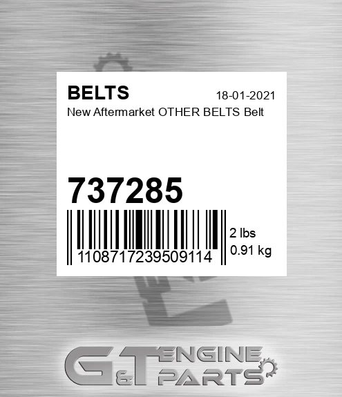 737285 New Aftermarket OTHER BELTS Belt