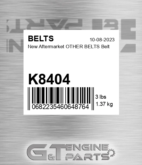 K8404 New Aftermarket OTHER BELTS Belt