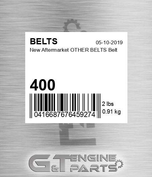400 New Aftermarket OTHER BELTS Belt