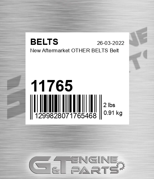 11765 New Aftermarket OTHER BELTS Belt