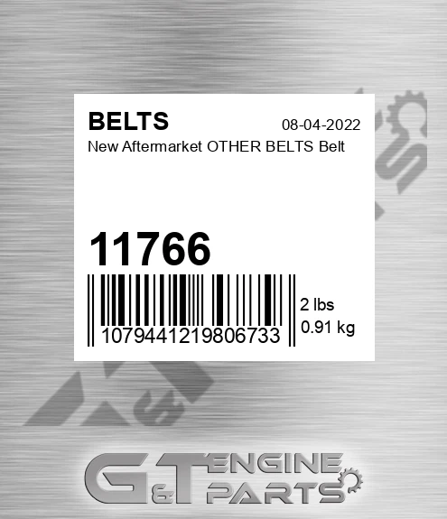 11766 New Aftermarket OTHER BELTS Belt
