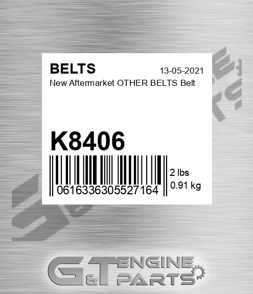 K8406 New Aftermarket OTHER BELTS Belt