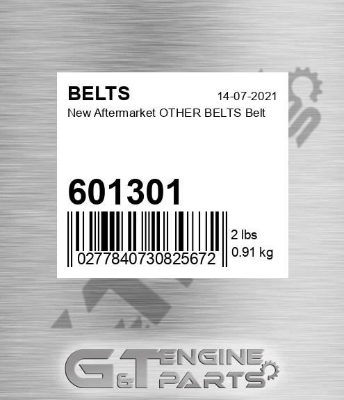 601301 New Aftermarket OTHER BELTS Belt