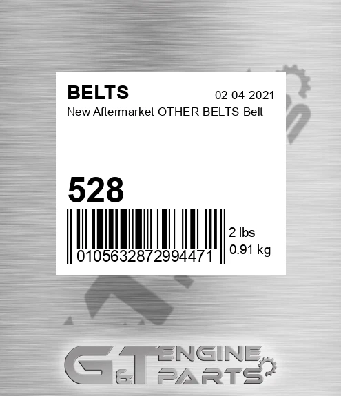 528 New Aftermarket OTHER BELTS Belt