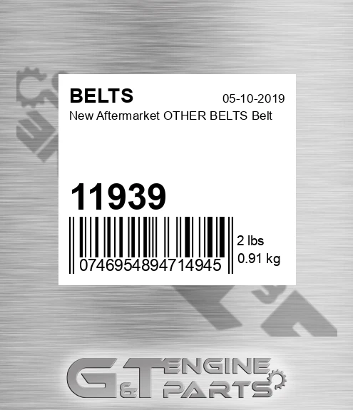 11939 New Aftermarket OTHER BELTS Belt