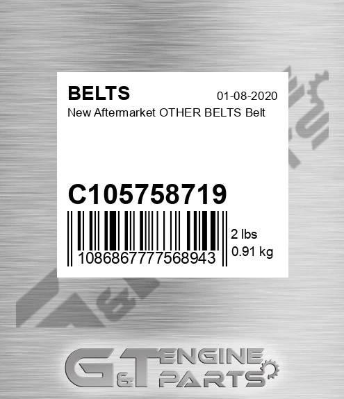 C105758719 New Aftermarket OTHER BELTS Belt