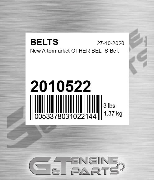 2010522 New Aftermarket OTHER BELTS Belt