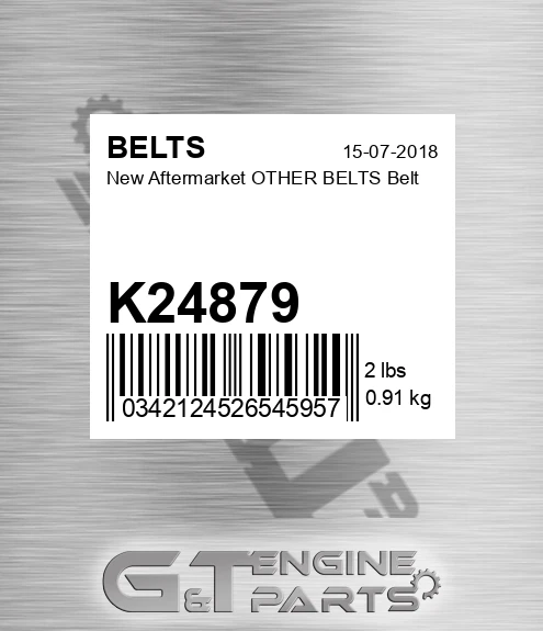 K24879 New Aftermarket OTHER BELTS Belt